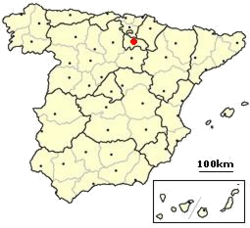 Logroño, Hiszpania - Lokalizacja