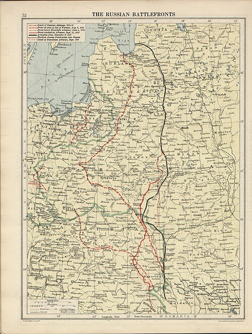 Londyński Instytut Geograficzny fronty rosyjskie 1920