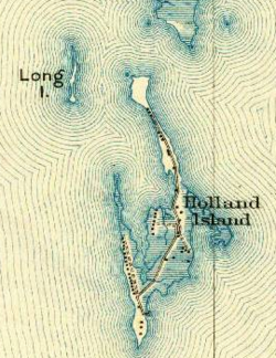 Long Island i Holland Island, Maryland