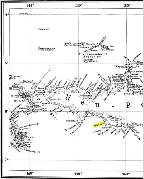 Port Mew - Zachodnia Nowa Pomerania 1897