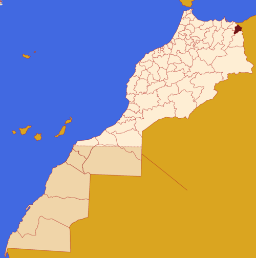 Maroko, region Wschodnia, prefektura Ujda-Angad