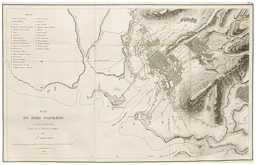Île-de-France, Plan portu Napoléon (1812)