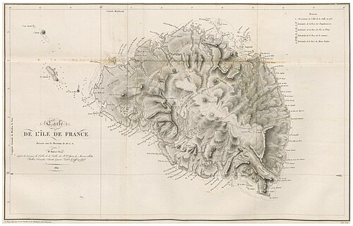 Mapa Île-de-France (1812)