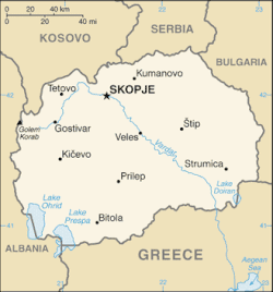Mapa Macedonii