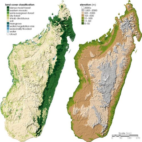 Topografia Madagaskaru