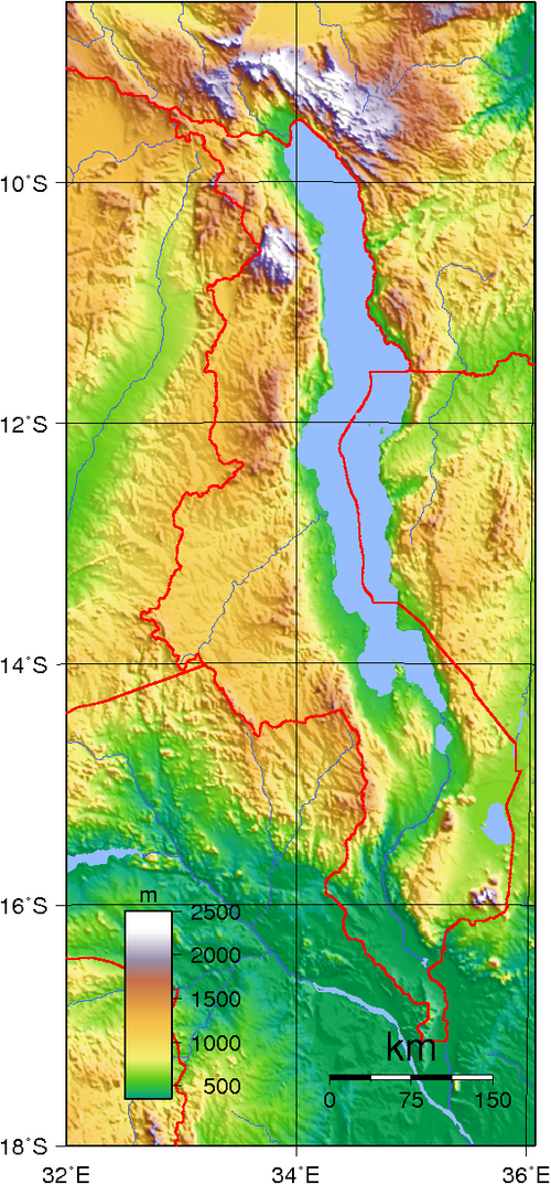 Topografia Malawi