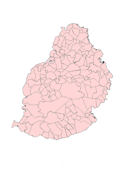 Mapa VCA Mauritius