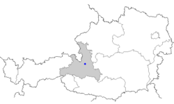 Mapa Bischofshofenu