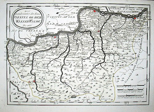 Mapa Austrii 1791-1792 autorstwa Reilly'ego 123
