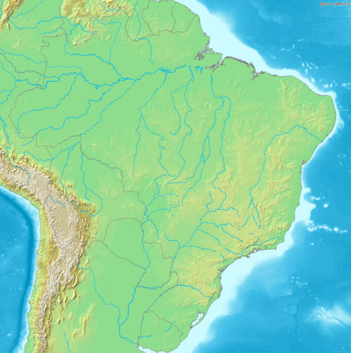 Mapa Brazylii Demis