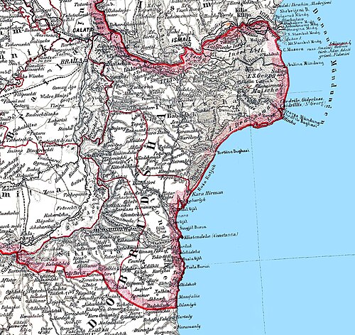 Mapa Dobrudży, 1878-1879