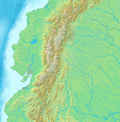Mapa Ekwadoru Demis