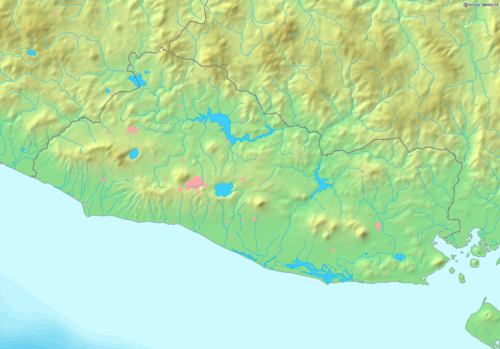 Mapa Salwadoru Demis