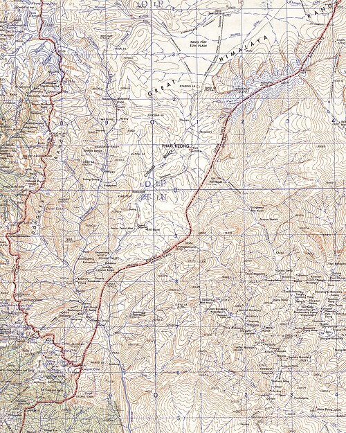 Phari Dzong Dolina Chumbi 1963