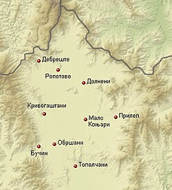 Mapa Równiny Prilepu