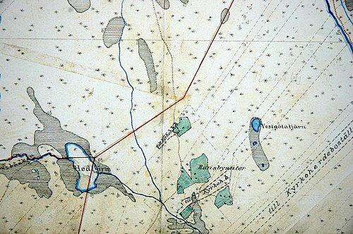 Mapa Ransbysätern z 1885 roku