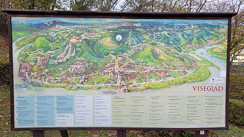 Mapa Visegradu