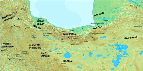 Północny Iran w późnym okresie Sasanidów