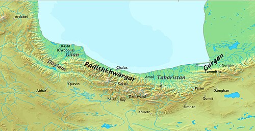 Północny Iran za Sassanidów
