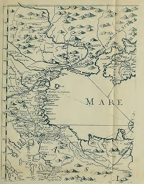 Mapa basenu Morza Czarnego (Motiel)