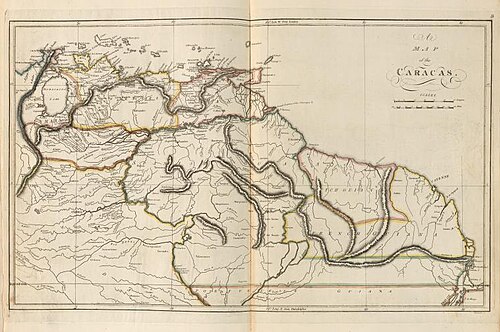 Mapa Wenezueli (1760-1839)