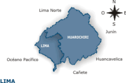Mapa sądu wyższego Lima
