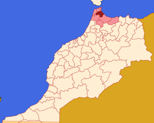Mapa Maroka - 2015 - Tetuan