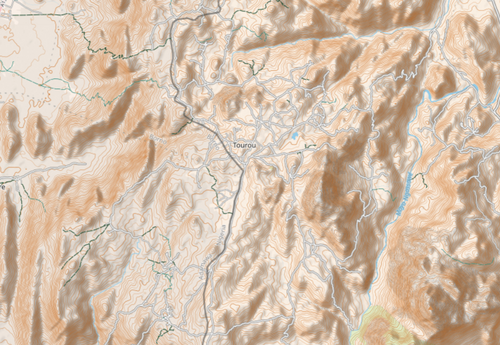Mapa Tourou - OpenStreetMap