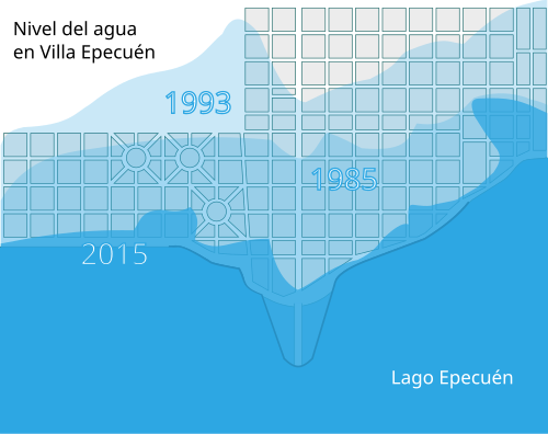 Mapa Villa Epecuén