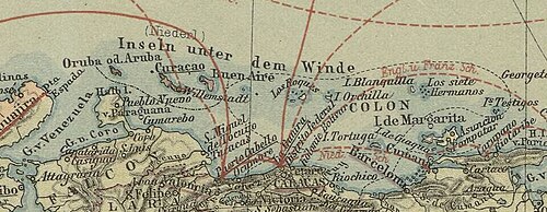 Mapa Terytoriów Colón 1880