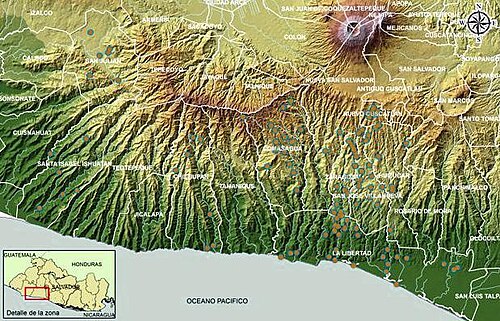 Relief Cordillera del Bálsamo