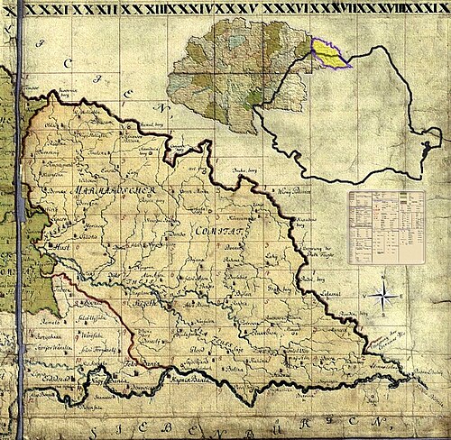 Maramuresz Józefińska Aufnahme 1782-1785