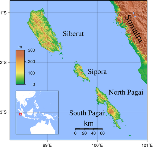 Wyspy Mentawai Topografia