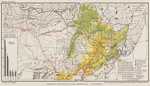 Nowoczesne Mandżuria i Mongolia - Gospodarka