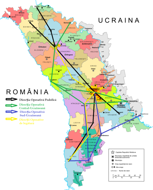 Mołdawia - kierunki operacyjne