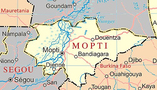 Mapa Mopti
