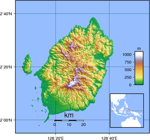 Morotai Topografia