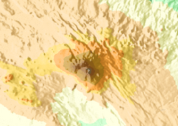 Mapa rzeźby terenu Mousa Ali
