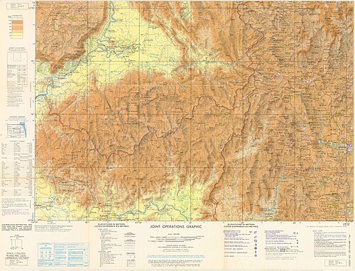 Muang Mai - Mapa wojskowa