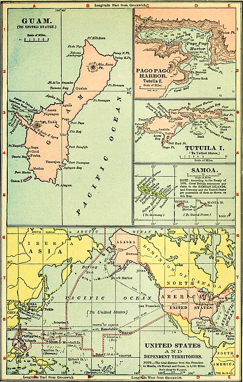 Guam, USA i terytoria zależne (1905)