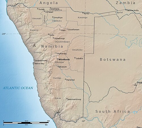Namibia Natural Earth 1