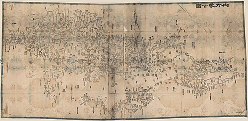 Mongolia Wewnętrzna i Zewnętrzna (mapa)