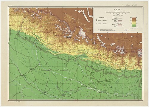 Nepal - Mapa Historyczna