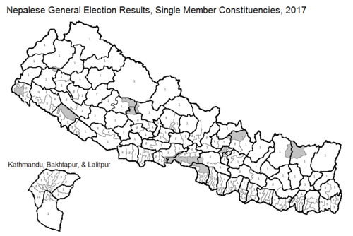 Okręgi wyborcze Nepalu 2017