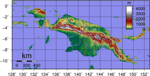 Topografia Nowej Gwinei
