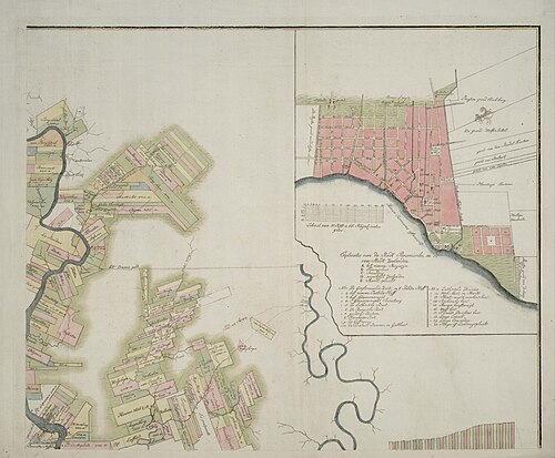 Nowa mapa specjalna kolonii Surinamu (1801) - Arkusz B