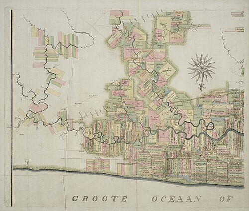 Nowa mapa specjalna kolonii Surinamu (1801) - Arkusz C