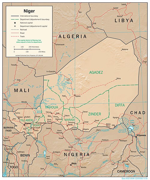 Niger fizjografia