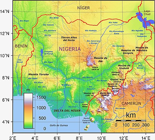 Topografia Nigerii 2