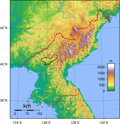 Topografia Korea Północna, Chogyuryong